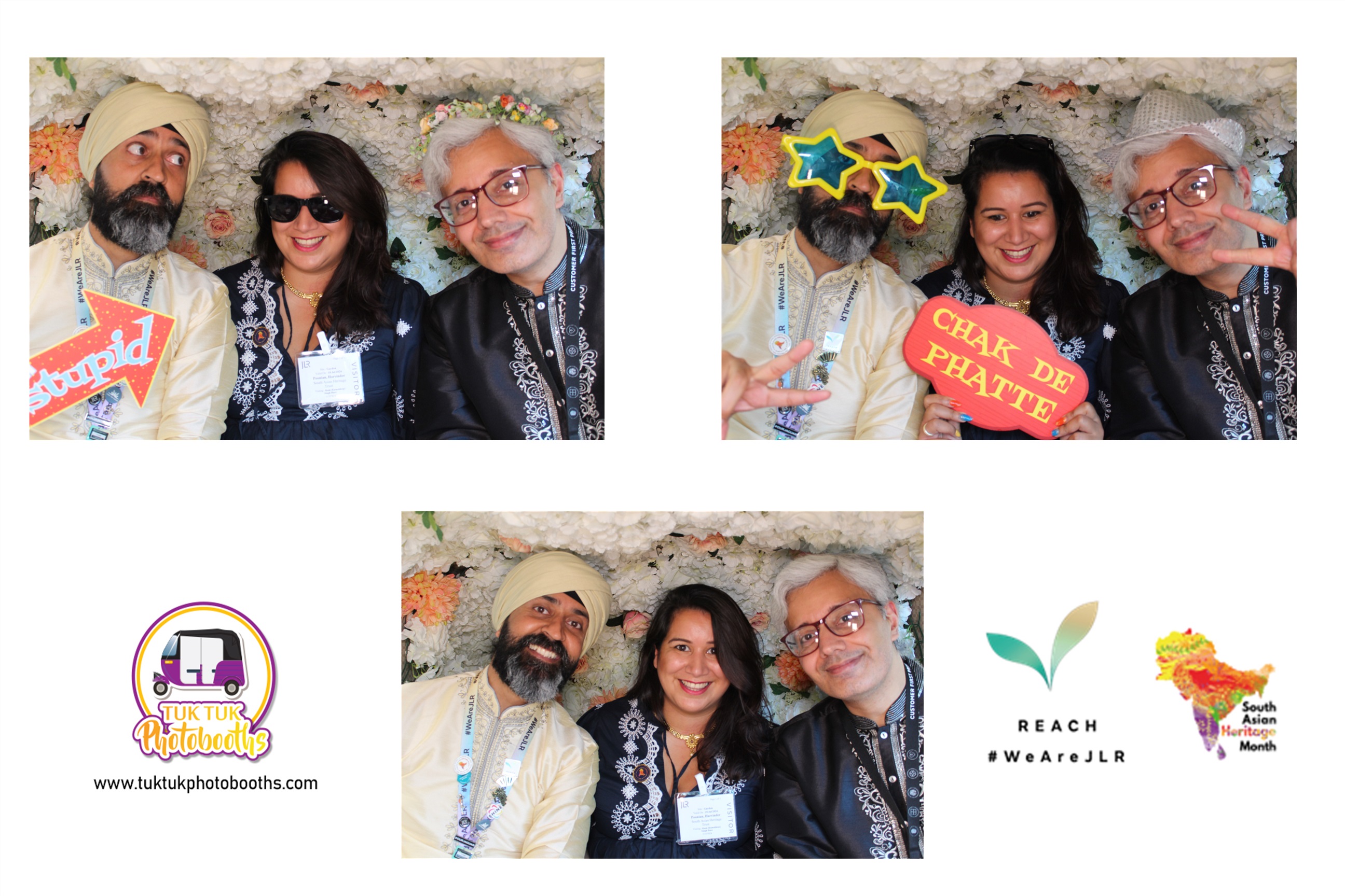 south asian heritage photobooth fun